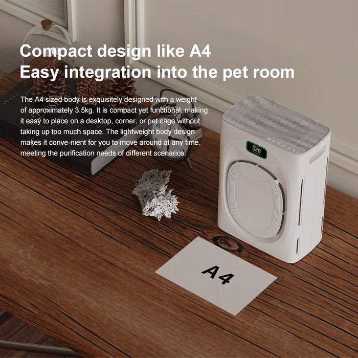 Smart H13 HEPA Filter Pet Air Purifier for Home Large Room