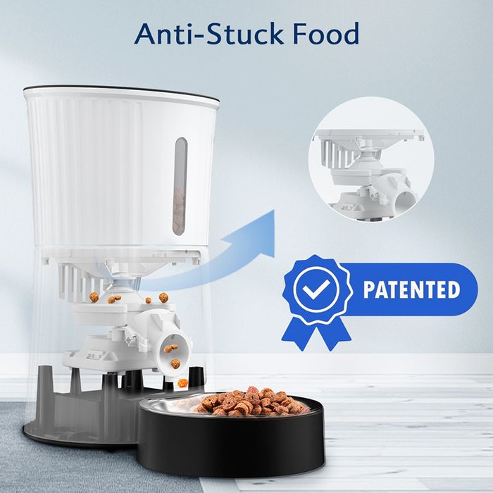 Wireless Dual Power Supply Smart Pet Feeder Dispenser