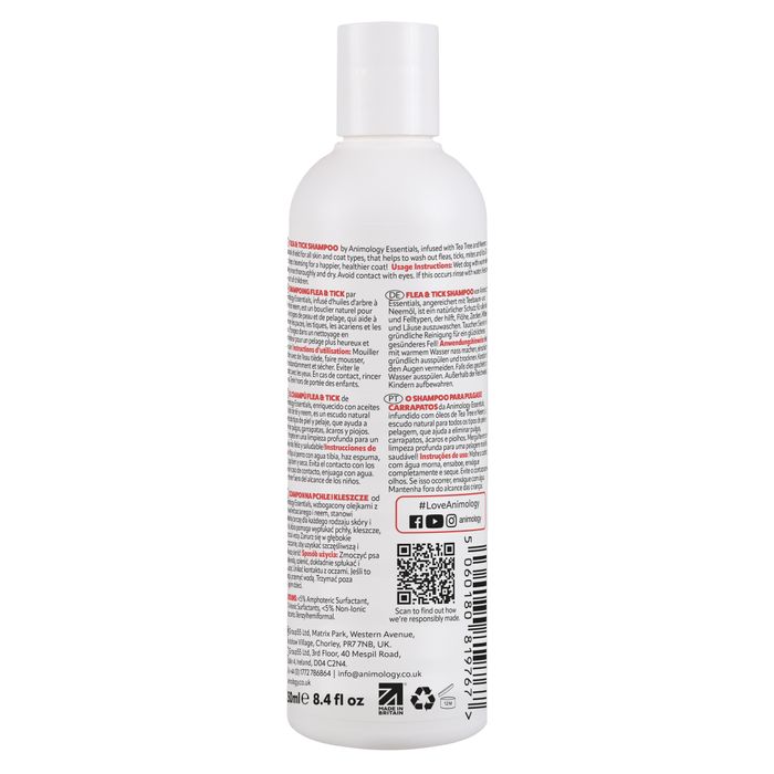 Animology Essentials Flea & Tick Shampoo