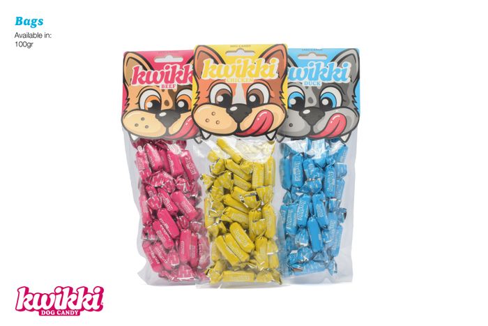 Kwikki Dog Treat Candy 100g