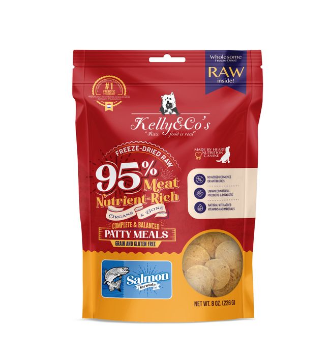 KELLY&CO’S CANINE FREEZE-DRIED RAW PATTY MEAL