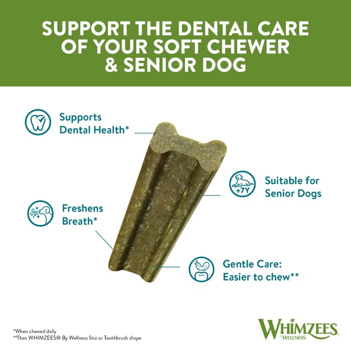 New WHIMZEES Soft Daily Dental Treats