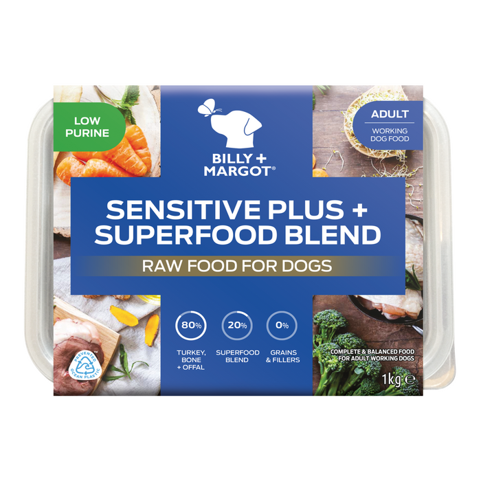 Sensitive Plus & Superfood Blend Raw Dog Food PATS 2024