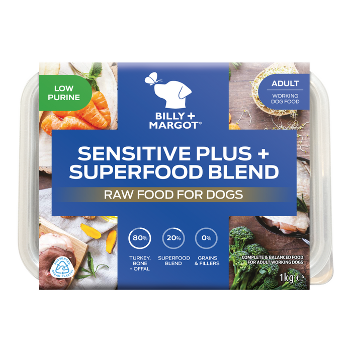 Sensitive Plus & Superfood Blend Raw Dog Food