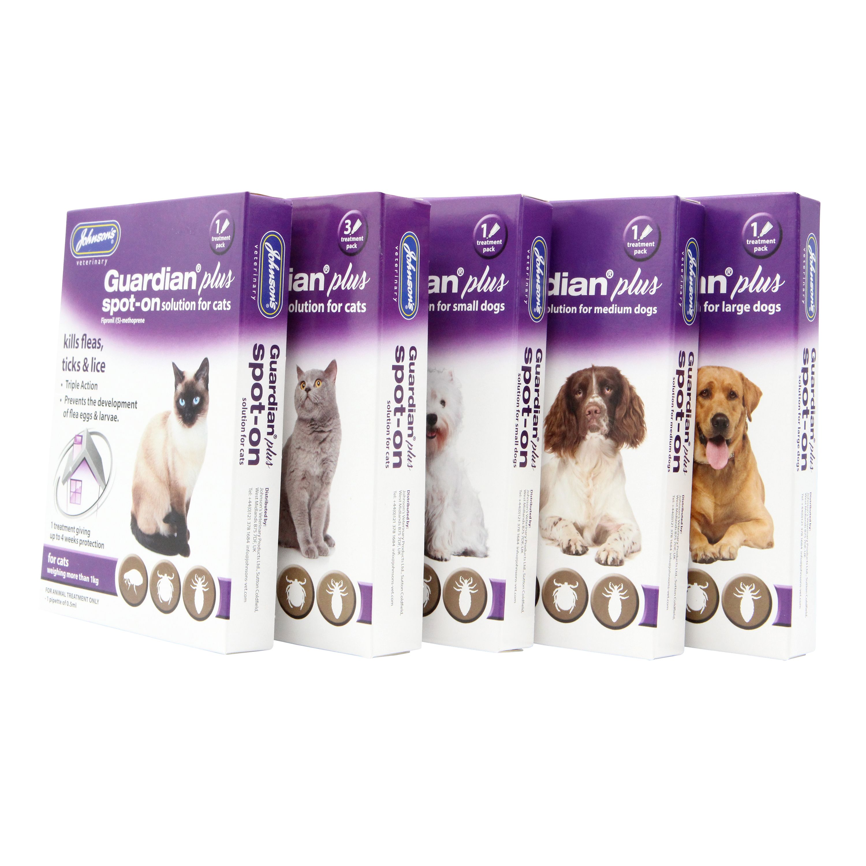 Johnson’s launches new Guardian®plus Spot-on – Powerful veterinary-strength flea, tick and lice control for cats and dogs