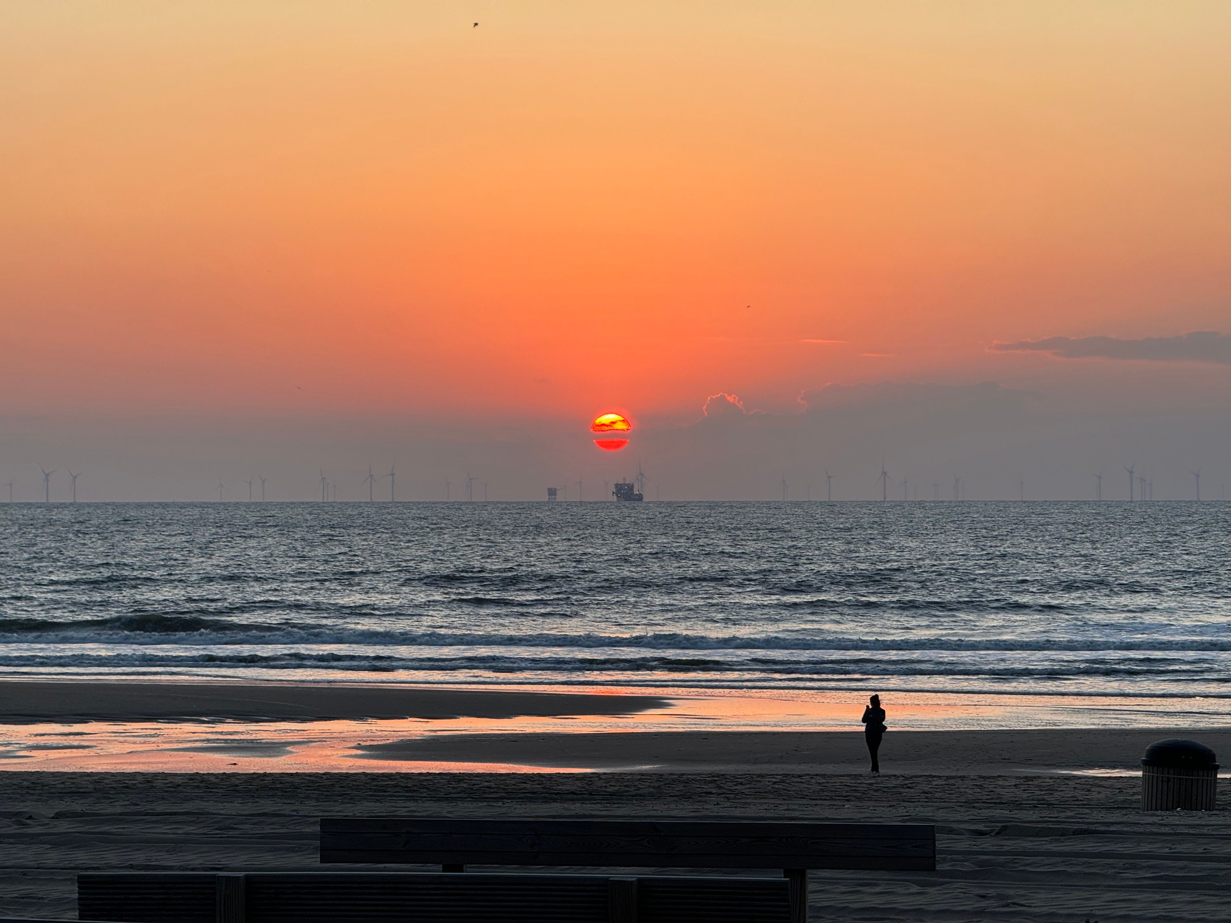 The Hague Beach Scheveningen Sunset