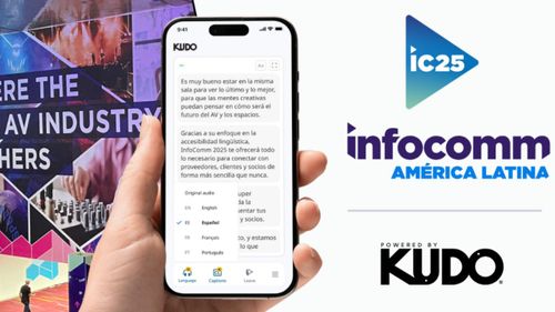 KUDO, official translation partner of InfoComm Latin America 2025