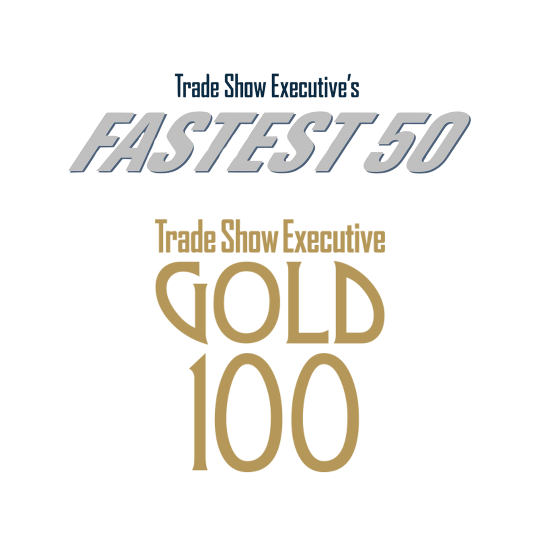 Trade Show Executive Fastest 50 and Gold 100 logos
