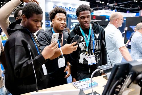 Social media coverage at InfoComm