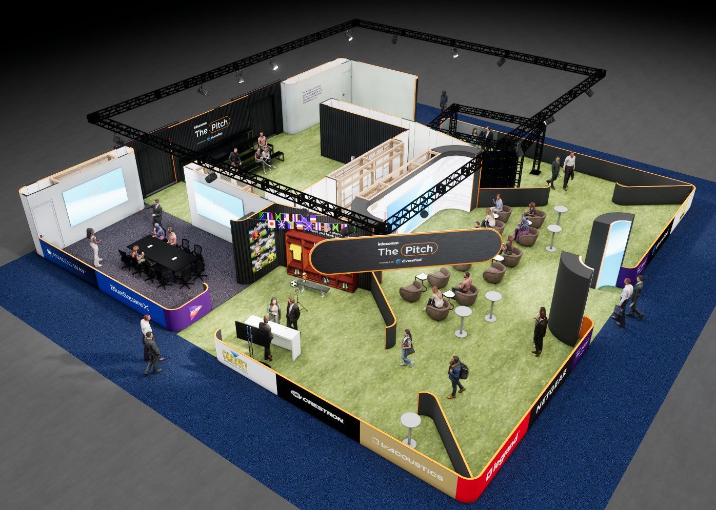Pitch booth overview