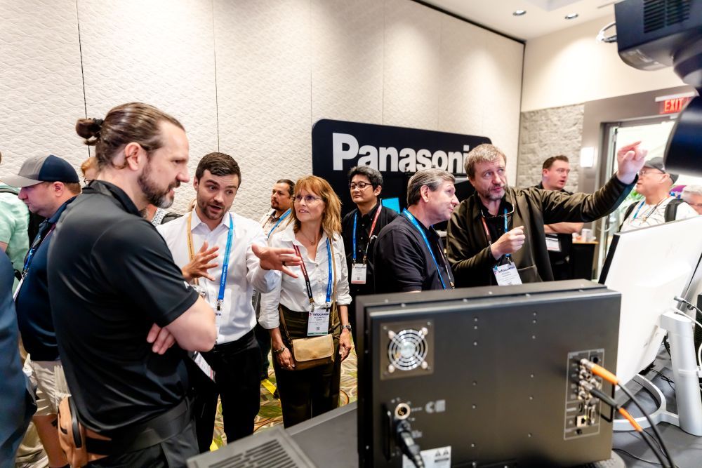 Panasonic meets with attendees in their private off floor meeting room at InfoComm