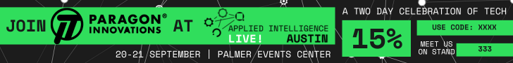 Join Paragon Innovation at Applied Intelligence Live!