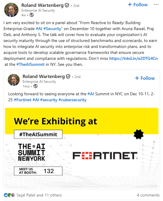 Example Exhibitor Post