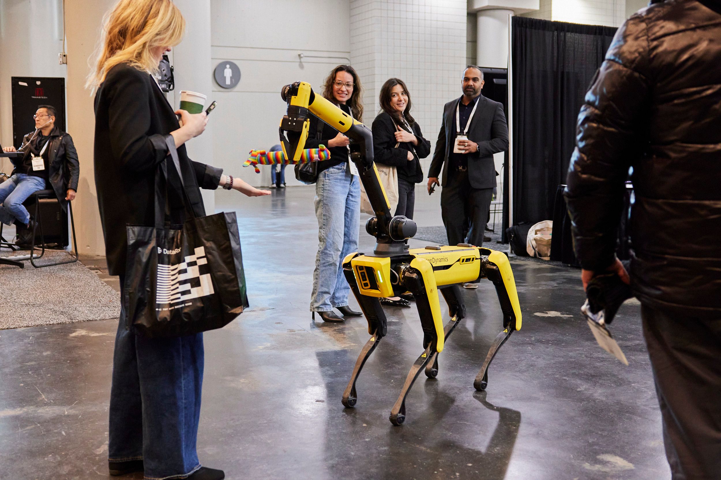 The AI Summit New York robot
