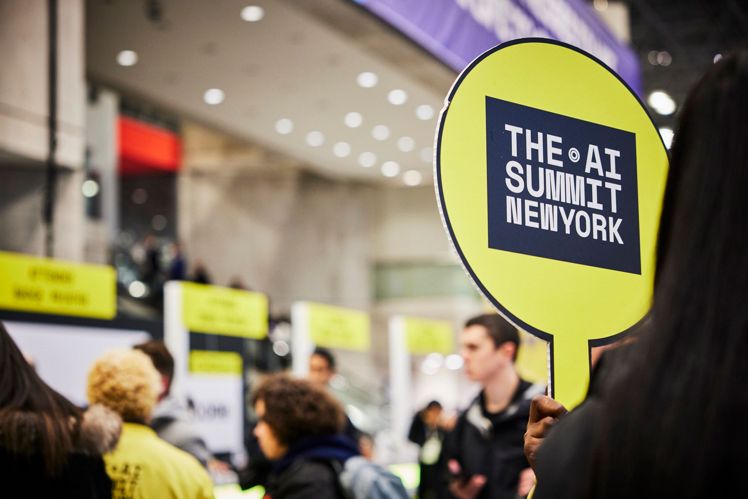 Registration Desk at The AI Summit New York