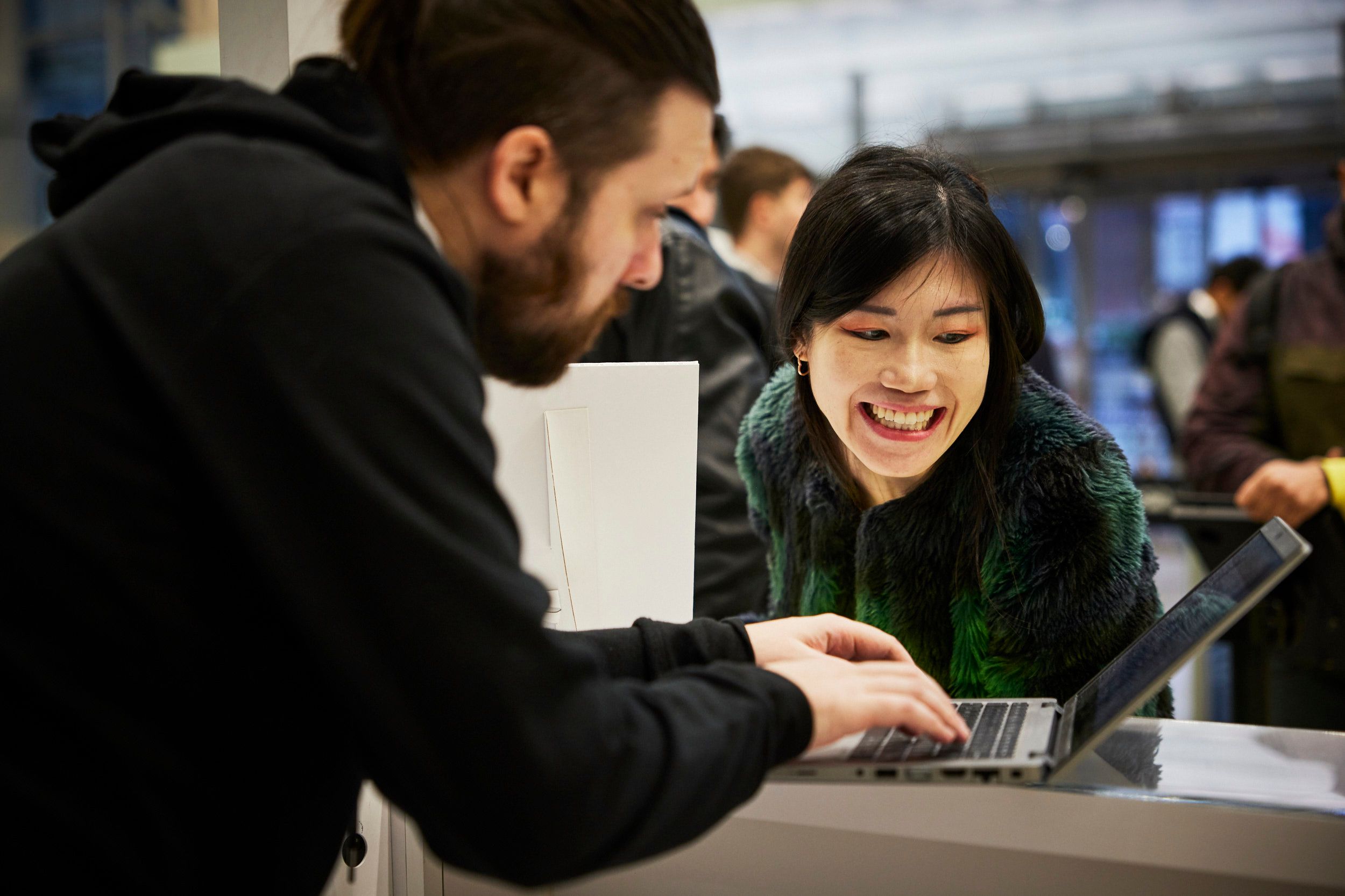 Attendee Registering at The AI Summit New York