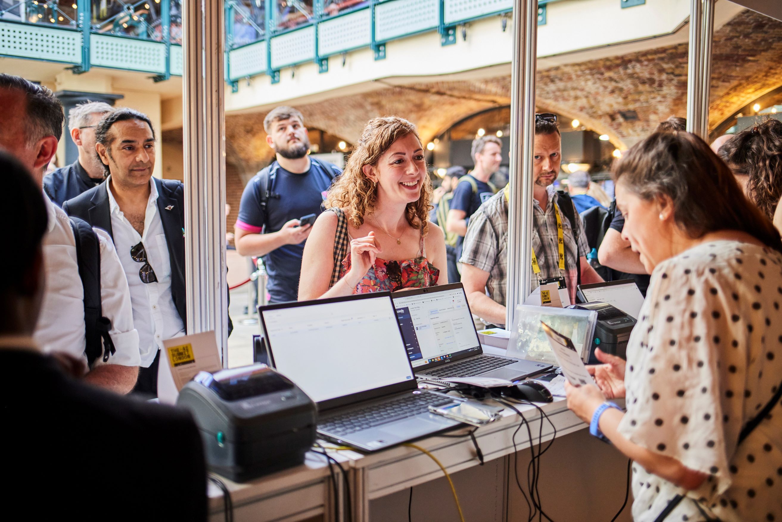 The AI Summit London conference and expo - reg desk