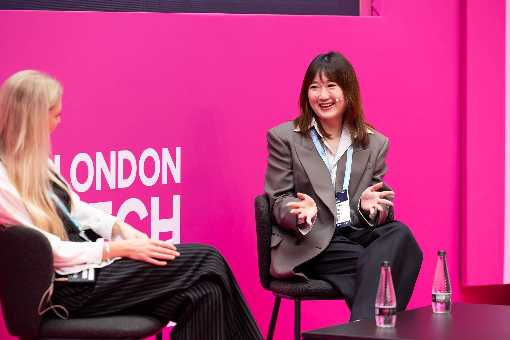 Lucy Liu on the Founders Stage at London Tech Week 2026