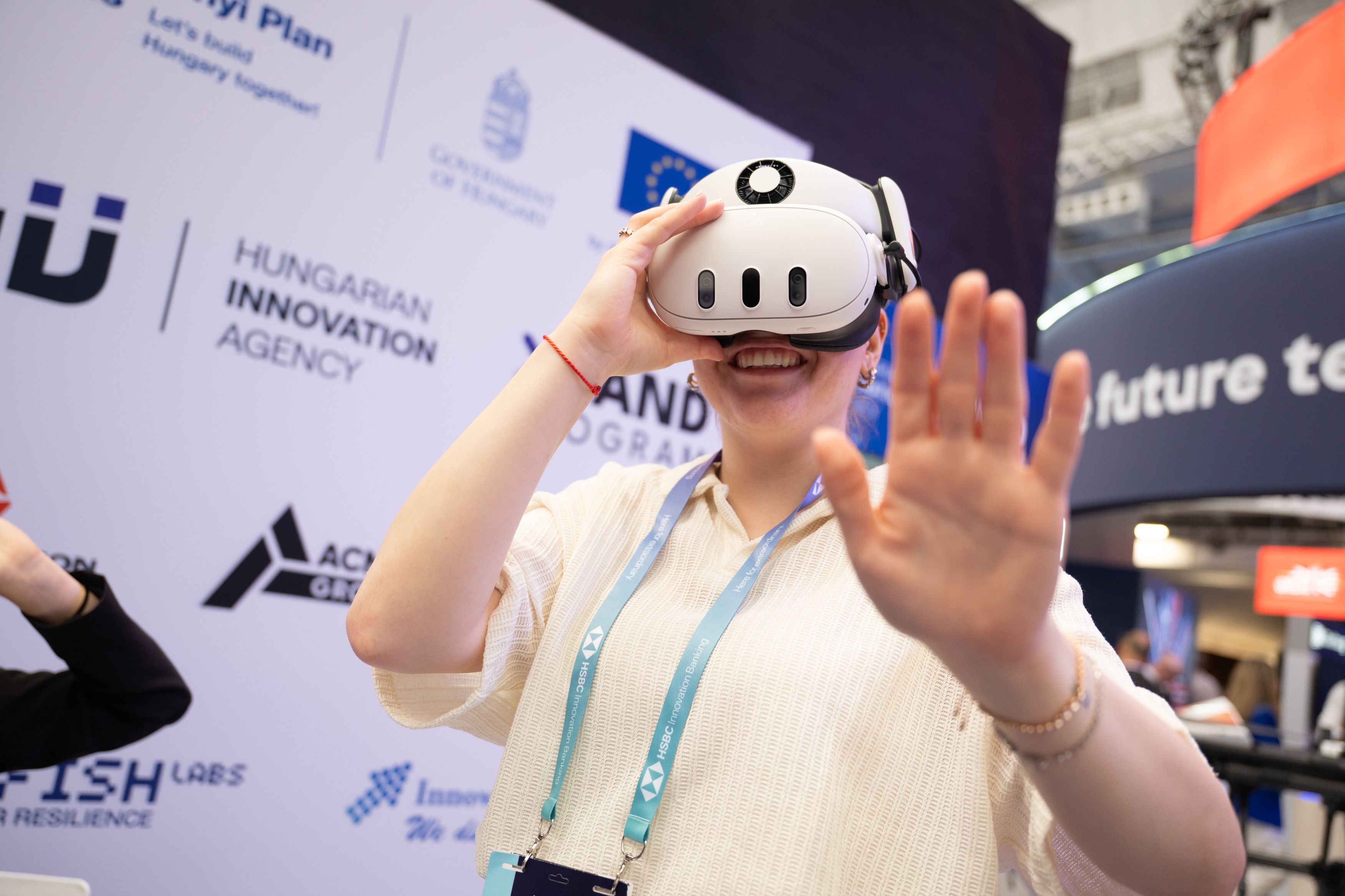 Networking image onsite at London Tech Week