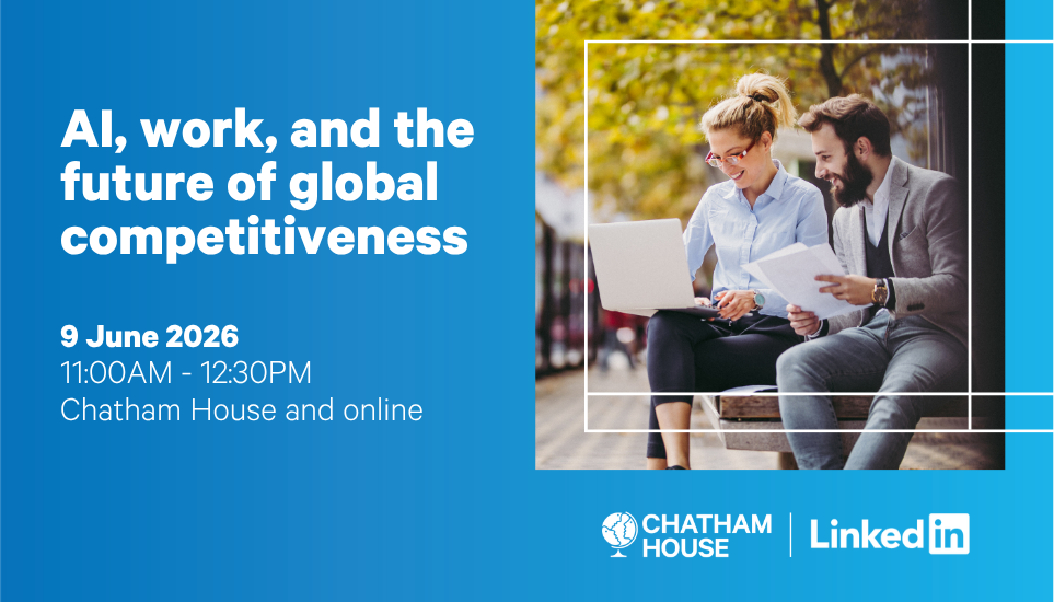 AI, work, and the future of global competitiveness - London Tech Week 2027