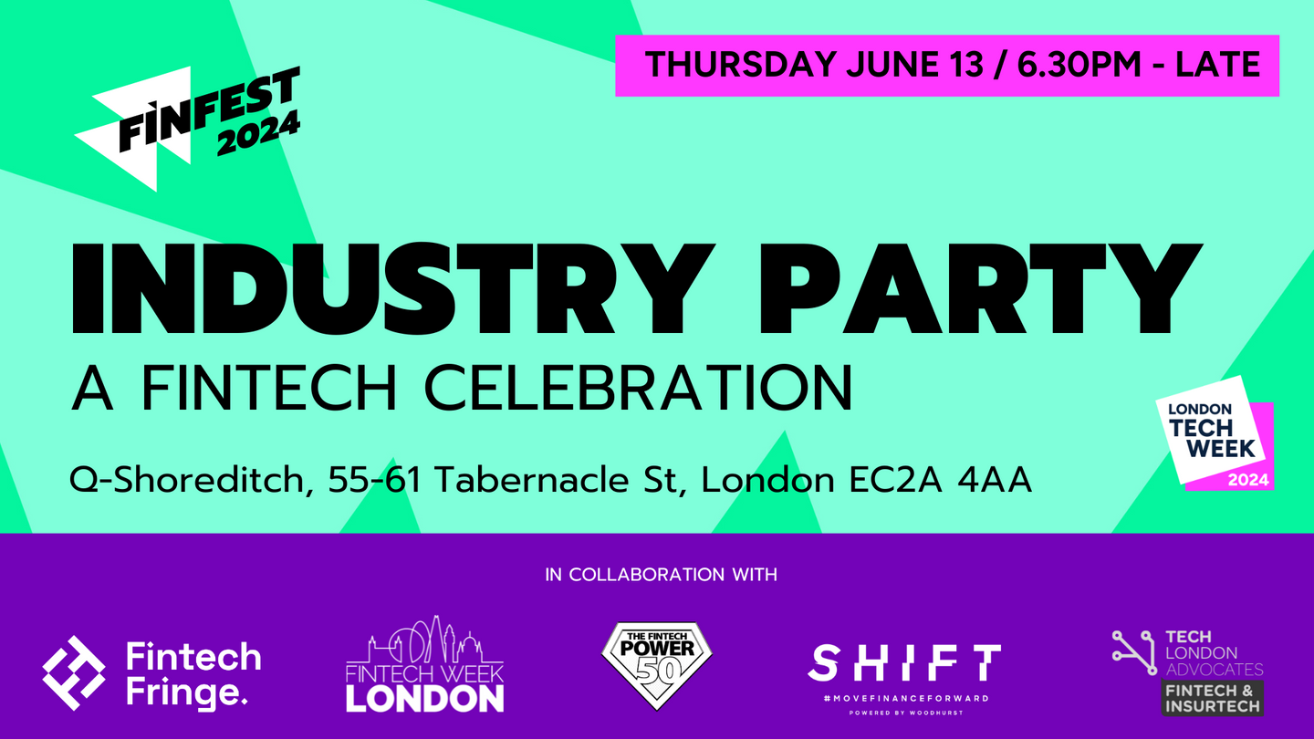 FinFest Industry Party London Tech Week 2024