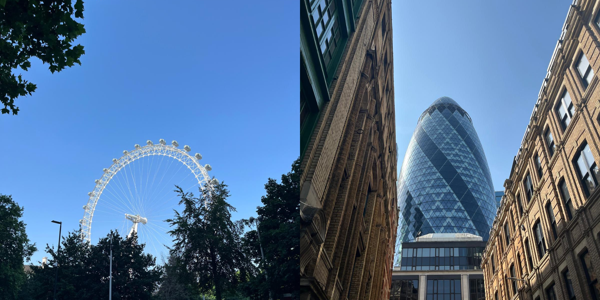 London Eye x Gherkin