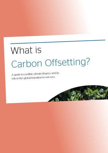 What is carbon offsetting?