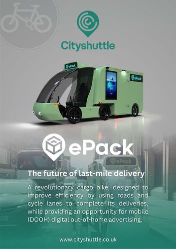 ePack cargo bike. The future of zero emissions mobility in cities for businesses