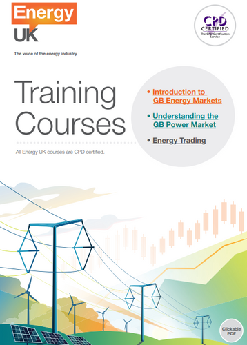 Energy UK Training Brochure