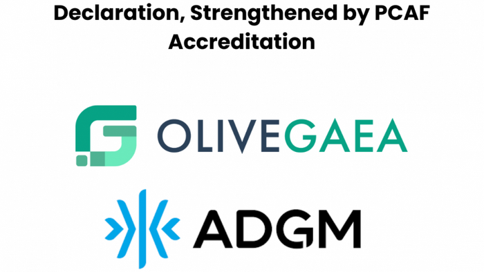Olive Gaea Becomes Official Signatory of the Abu Dhabi Sustainable Finance Declaration, Strengthened by PCAF Accreditation