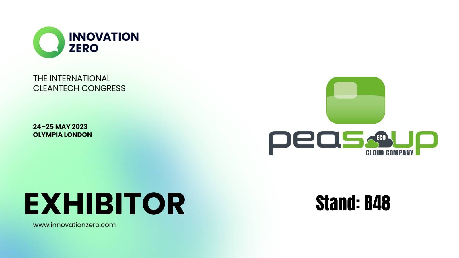 PeaSoup attending the Innovation Zero exhibition