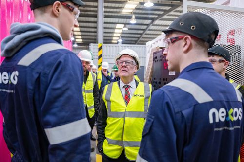 Nexos Welcomes MSP Kevin Stewart to Nord Facility to Celebrate Apprenticeship Week
