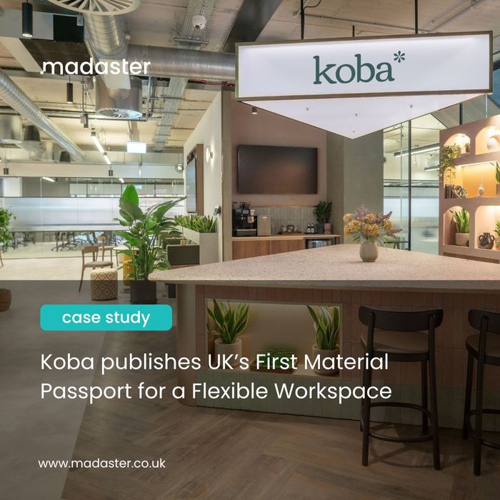 World’s First Material Passport for a Flexible Workspace