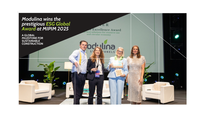 Modulina Wins the Prestigious ESG Global Award at MIPIM: A Global Milestone for Sustainable Construction