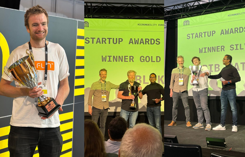 The Startup Award winners at Micromobility Europe