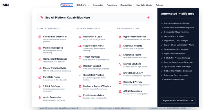IMN Business Intelligence Platform Achieves Almost Zero Hallucination Benchmark