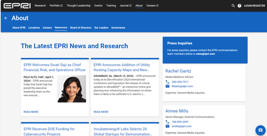 The Latest EPRI News and Research