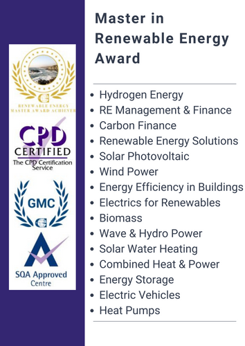 Accredited Master in Renewable Energy Award