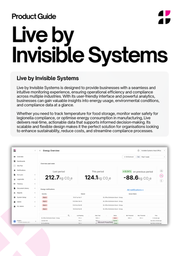 Live by Invisible Systems Smart IoT Monitoring Platforms