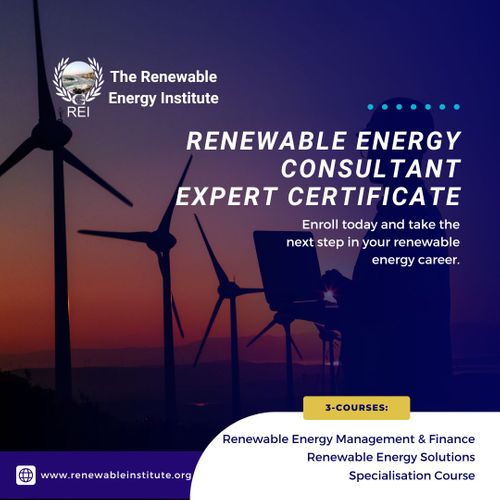 Renewable Energy Consultant Expert Certificate