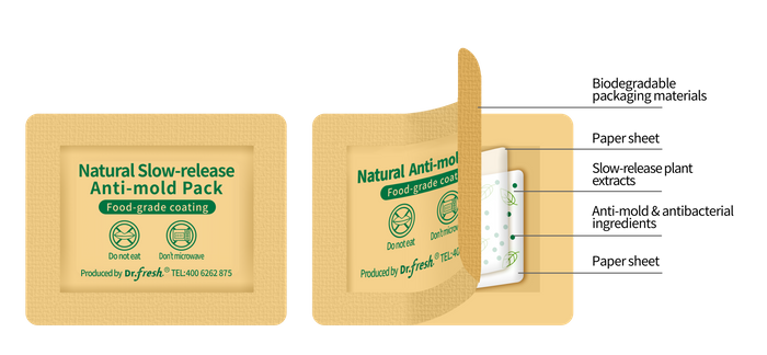 A natural slow-release anti-mold and antibacterial technology