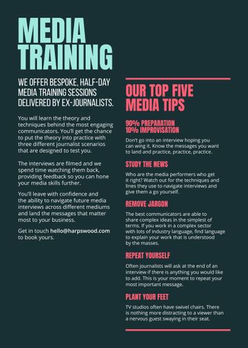 Harpswood Media Training