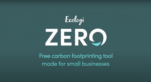 Calculating your carbon footprint is free, quick and easy with Ecologi Zero.