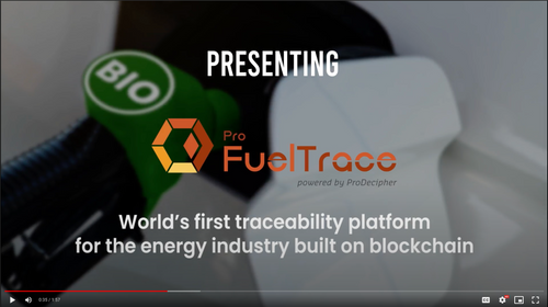 ProFuelTrace by ProDecipher - traceability for the energy industry