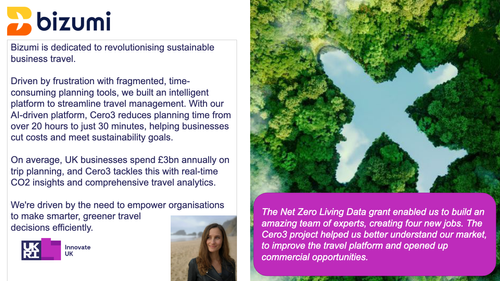 Cero3 - Innovate UK Net Zero Project