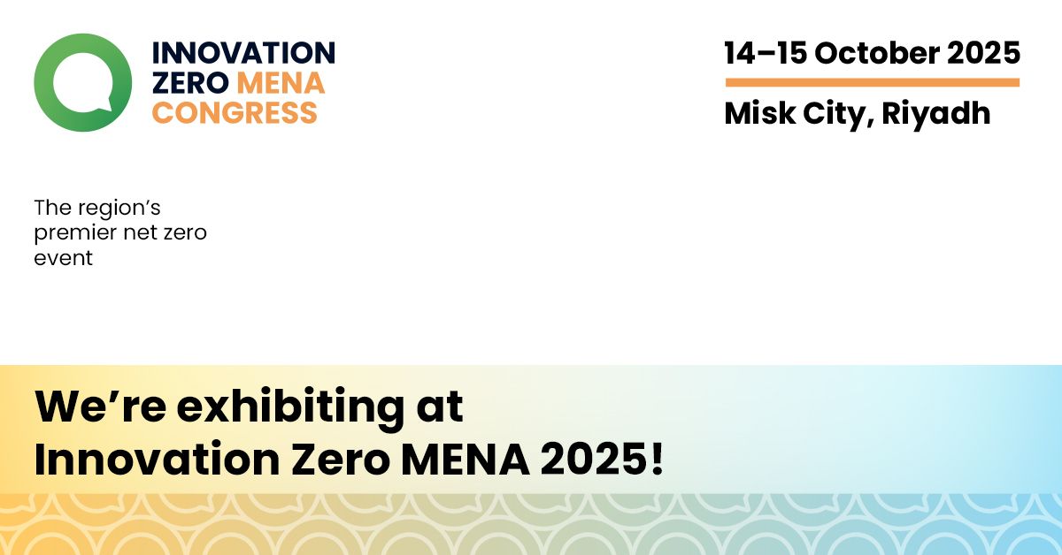Exhibiting at Innovation Zero MENA