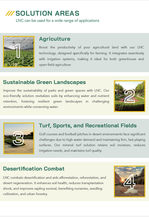 Innovative Soil Amendment for Arid Land