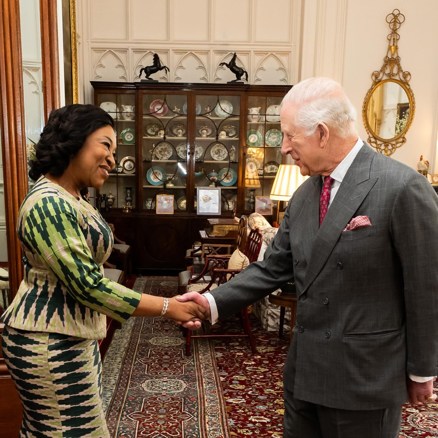 Shirley Ayorkor Botchwey meeting King Charles