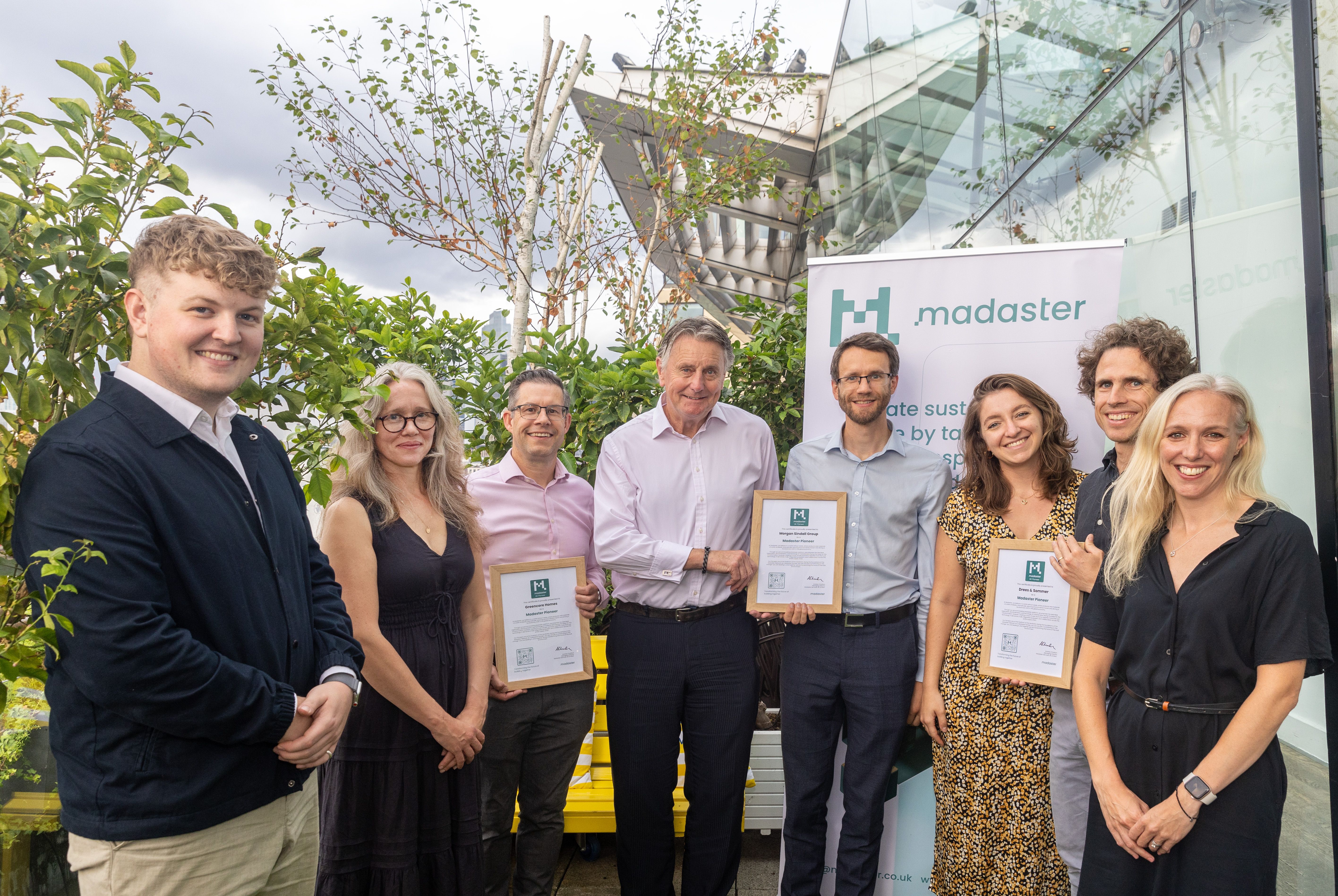 Madaster celebrates first Pioneers – transforming the future of building together