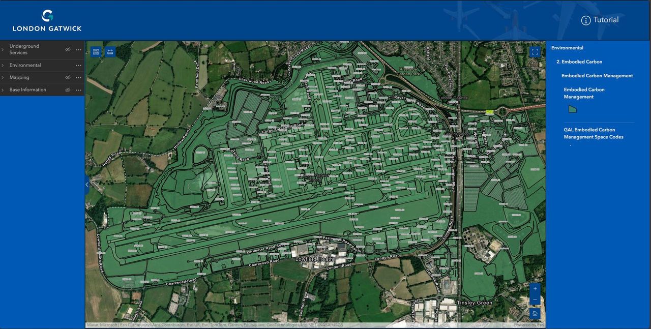 London Gatwick creates geospatial platform with Esri GIS